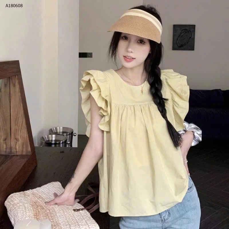 ÁO CỔ TRÒN CÁNH TIÊN CHO NỮ- sỉ 100k