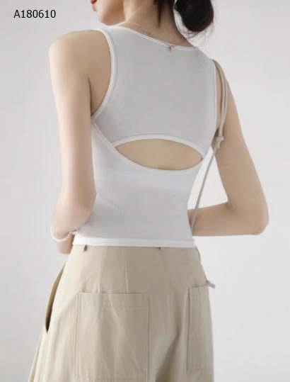 ÁO SÁT NÁCH CỔ V HỞ LƯNG NỮ   - sỉ 140k