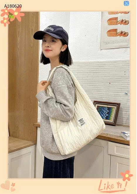 TÚI TOTE TRƠN MÀU -  sỉ 128k