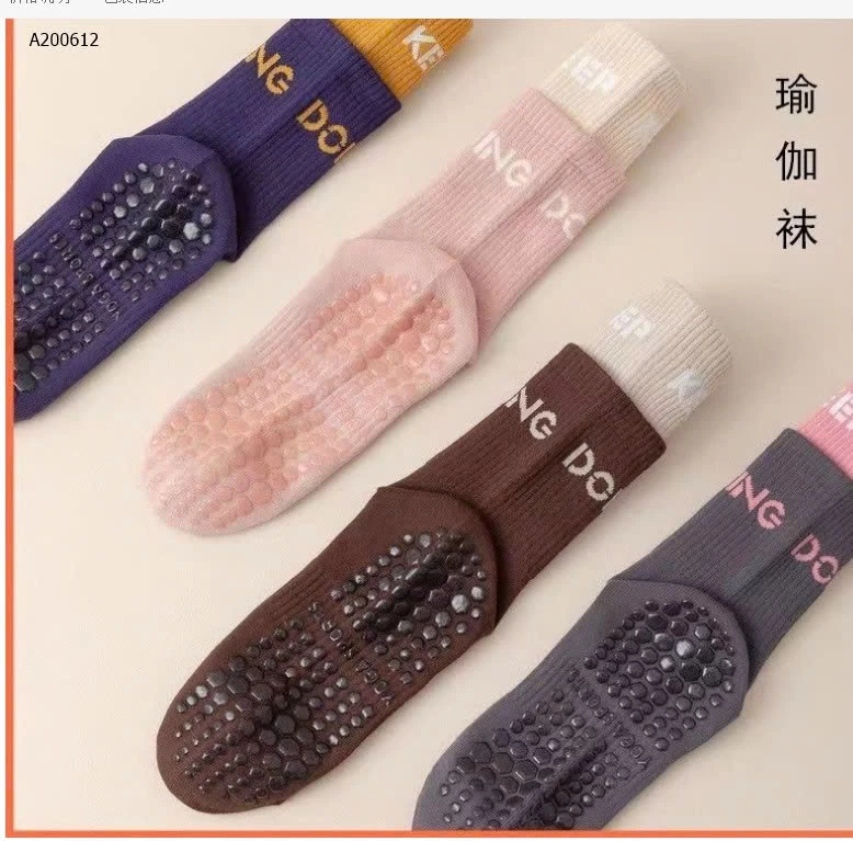 Tất thể thao chống trơn trượt cho nữ: - sỉ 108k/set 10 đôi mix màu