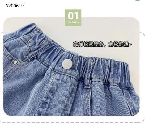 QUẦN SHORT JEAN CHỮ TÚI BT-Sỉ 97K