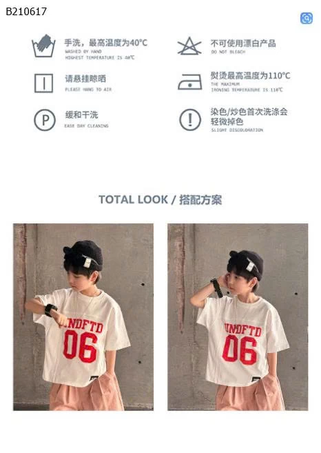 ÁO THUN SỐ 06 BT -Sỉ 112K