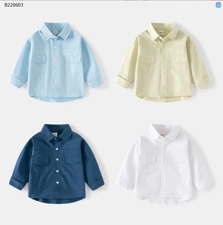 ÁO SƠ MI CHO BÉ TRAI-Sỉ 120K
