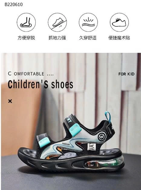 SANDAL BÉ TRAI PHỐI MẦU-Sỉ 128K