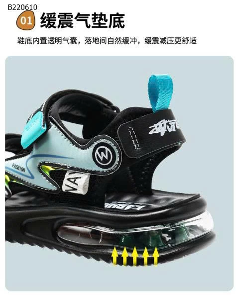 SANDAL BÉ TRAI PHỐI MẦU-Sỉ 128K
