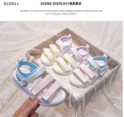 DÉP SANDAL PHỐI MÀU CHO BÉ-Sỉ sz 26-30:142k Sz 31-36: 151k