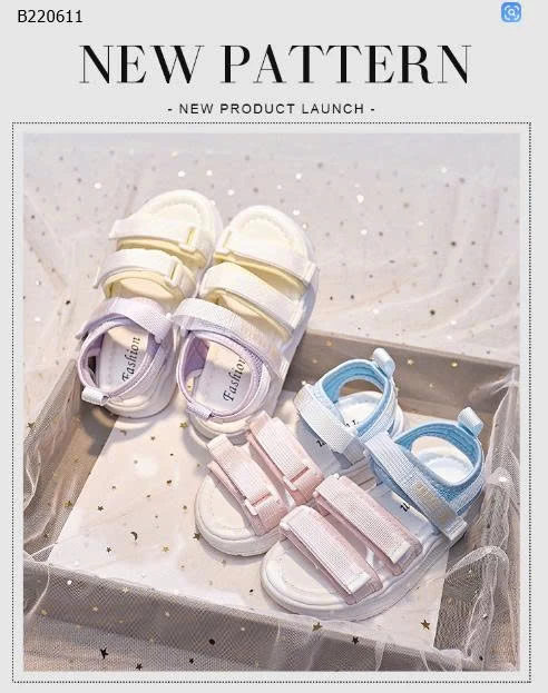 DÉP SANDAL PHỐI MÀU CHO BÉ-Sỉ sz 26-30:142k Sz 31-36: 151k