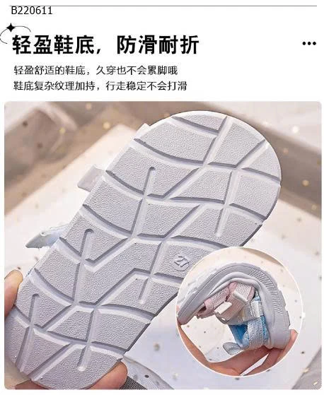 DÉP SANDAL PHỐI MÀU CHO BÉ-Sỉ sz 26-30:142k Sz 31-36: 151k