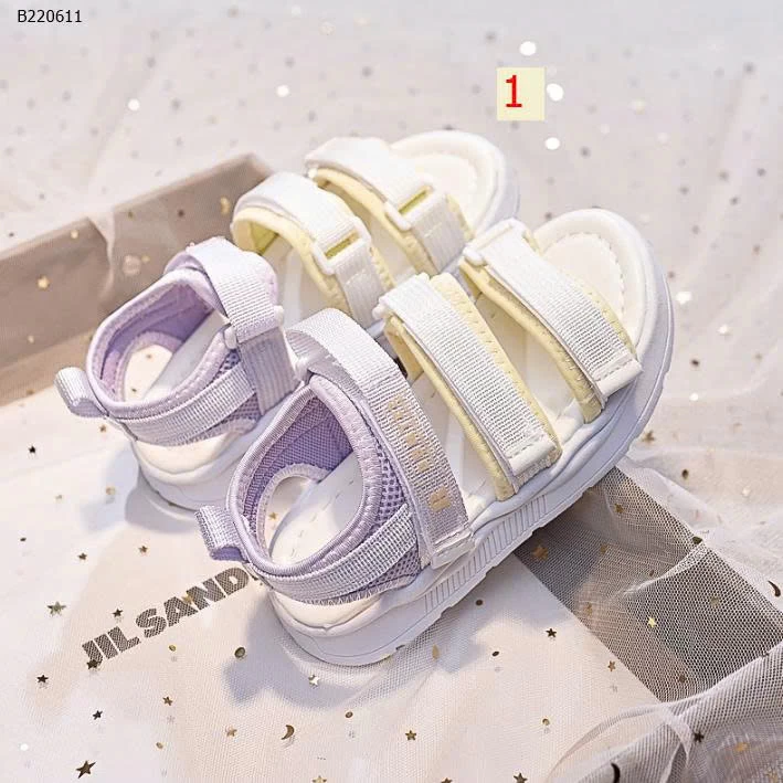 DÉP SANDAL PHỐI MÀU CHO BÉ-Sỉ sz 26-30:142k Sz 31-36: 151k