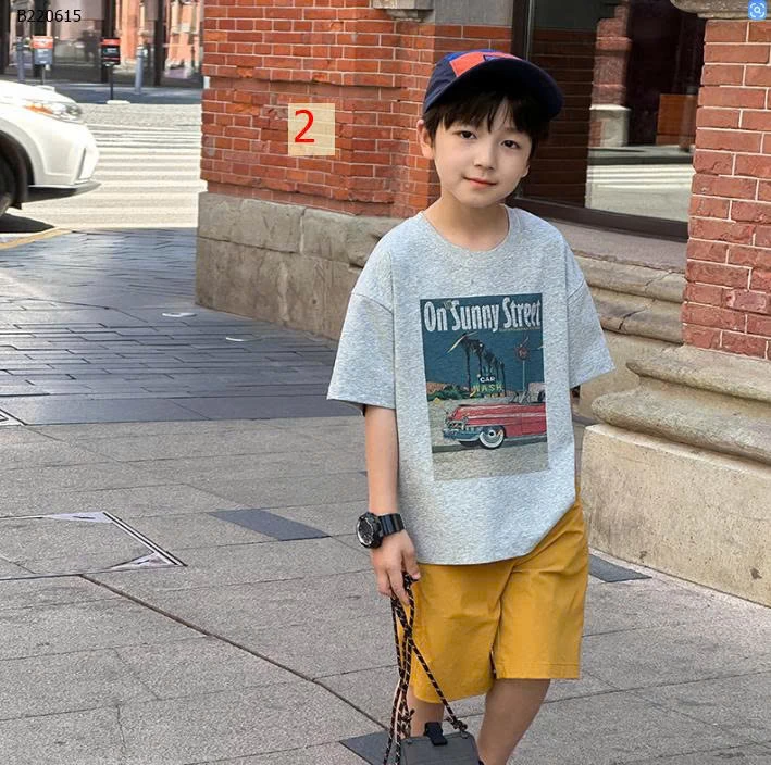 Áo thun trẻ em in họa tiết retro AMBB-Sỉ 110k