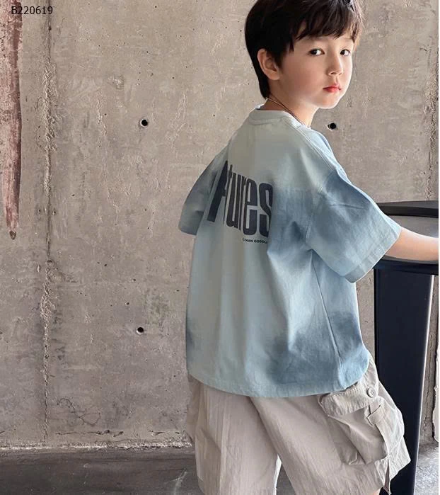 Áo thun tay ngắn màu phun  AMBB-Sỉ 138k