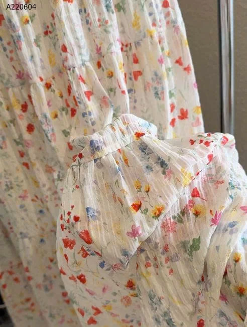 CHÂN VÁY HOA DÁNG DÀI  - sỉ 170k