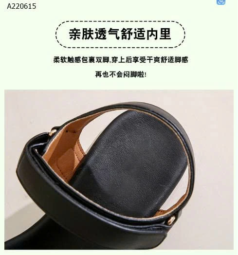 SANDAL QUAI DÁN ĐẾ CAO NỮ - sỉ 179k