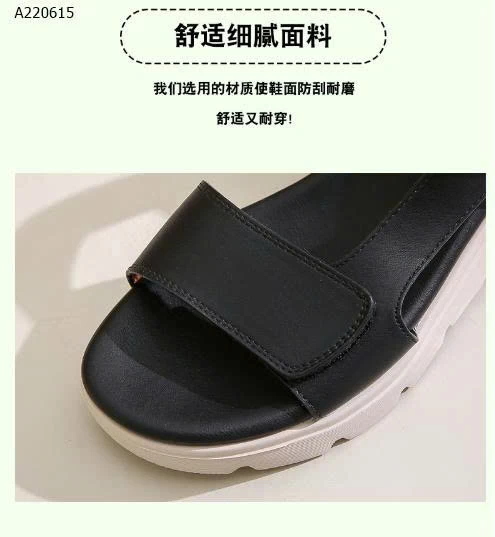 SANDAL QUAI DÁN ĐẾ CAO NỮ - sỉ 179k