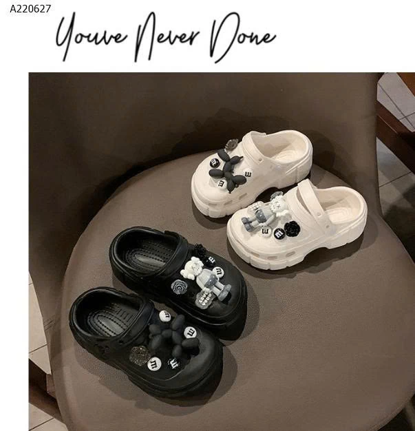 SỤC CROCS KÈM STIKCER CHO BÉ - sỉ 146k