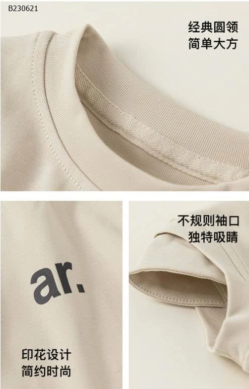  Áo phông tay ngắn in Ar nhà M.bang -Sỉ 141K