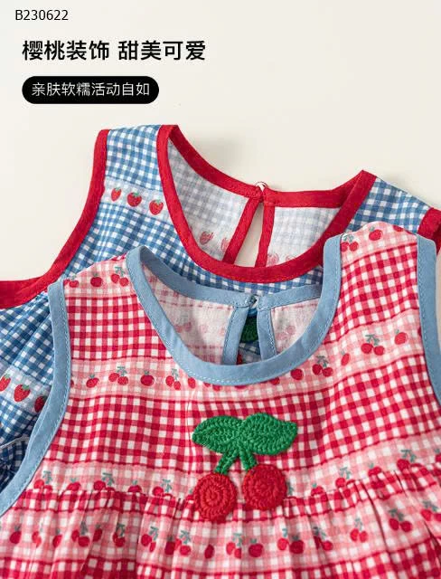  Váy kẻ caro  nhà M.bang -Sỉ 180k