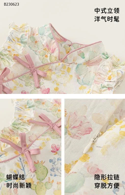  Váy sườn xám nhà M.bang -Sỉ 165k