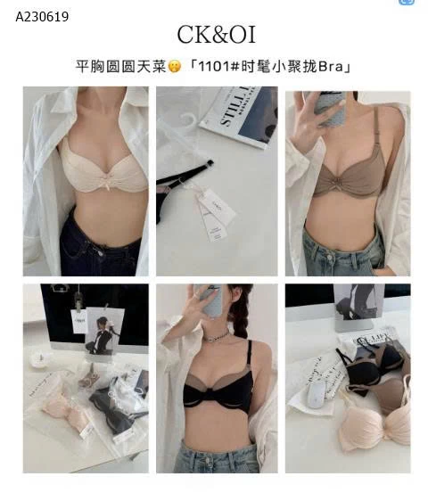 ÁO LÓT NÂNG NGỰC HÌNH NƠ CHO NỮ  - sỉ 146k