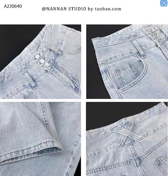 QUẦN JEAN SUÔNG 3 KHUY- sỉ 150k