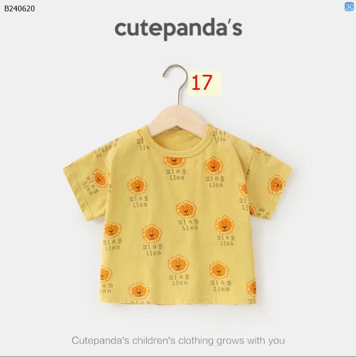 Áo thun tay ngắn cho bé -Sỉ 87K