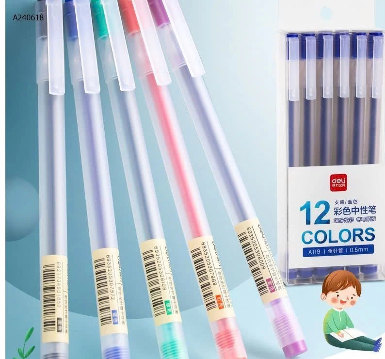 BÚT NƯỚC DELI SẮC MÀU  - sỉ 69k/hộp