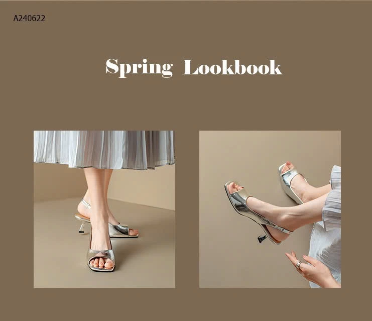 GIÀY CAO GÓT HỞ MŨI - sỉ 170k