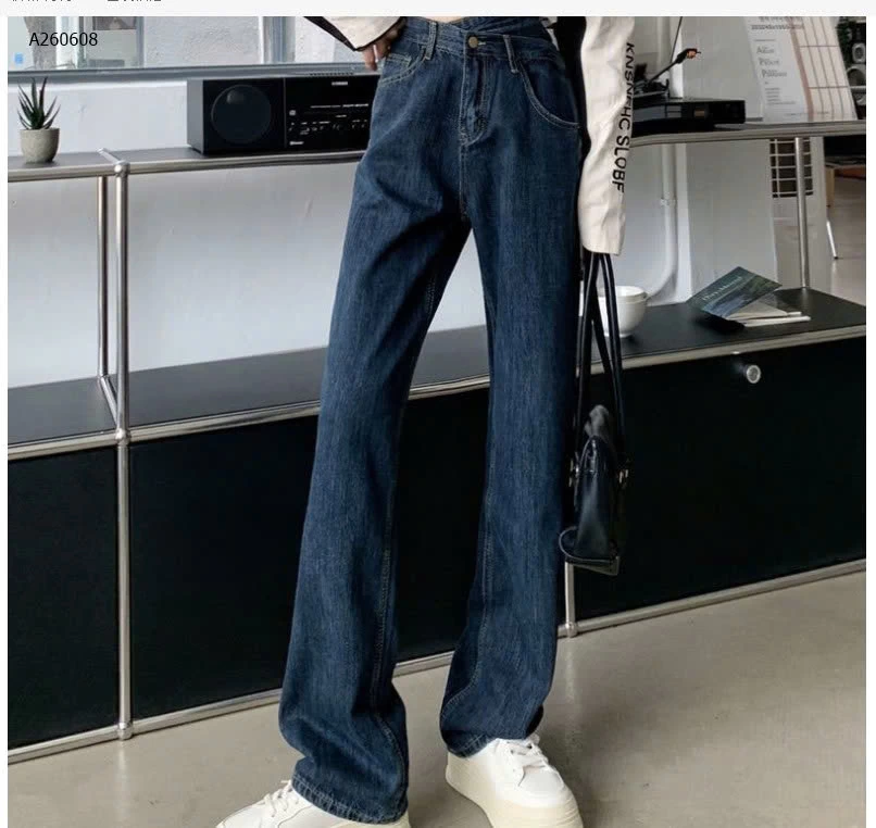 QUẦN JEAN SUÔNG CẠP CHÉO  - sỉ 140k