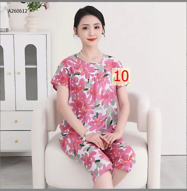 BỘ MẶC NHÀ TRUNG NIÊN CHO MẸ - sỉ 95k