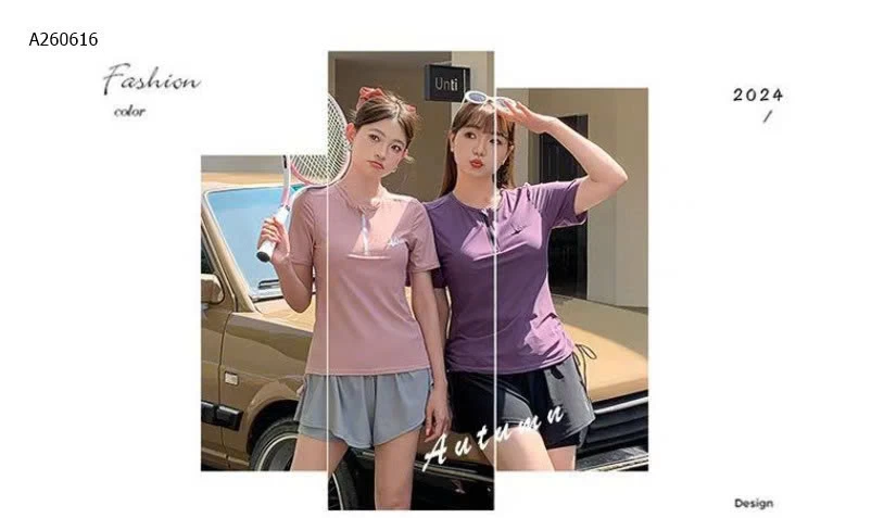 BỘ BƠI THỂ THAO CỘC TAY NỮ - sỉ 120k