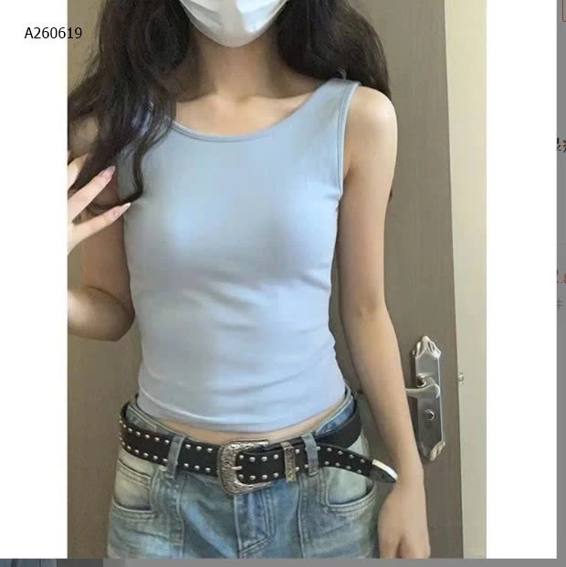  ÁO KHOÉT LƯNG GẮN NƠ NỮ  - sỉ 79k