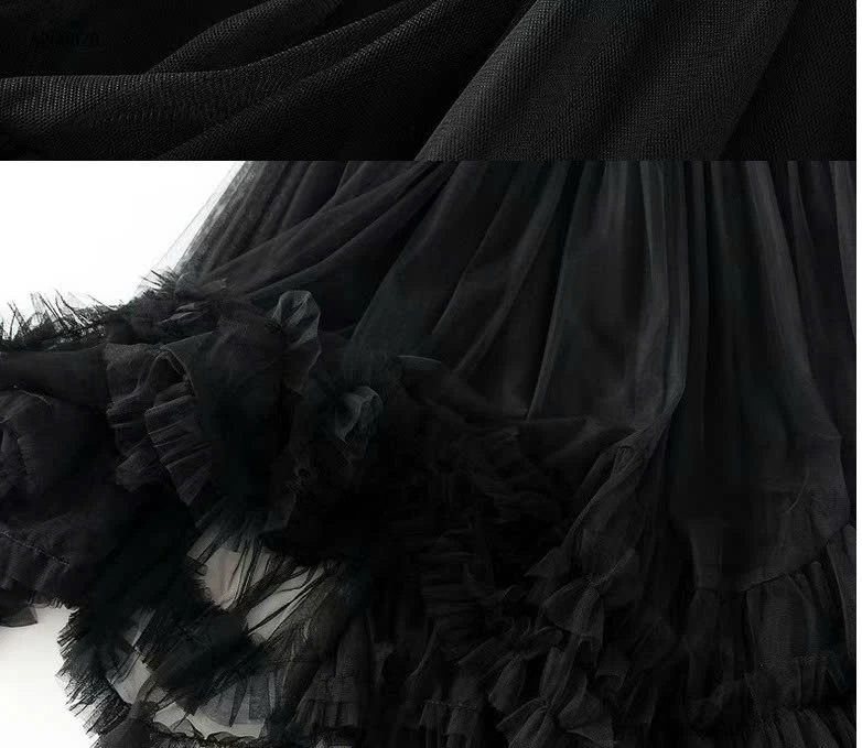 CHÂN VÁY LƯỚI DÁNG DÀI CHO NỮ ANGEL-Sỉ 179K