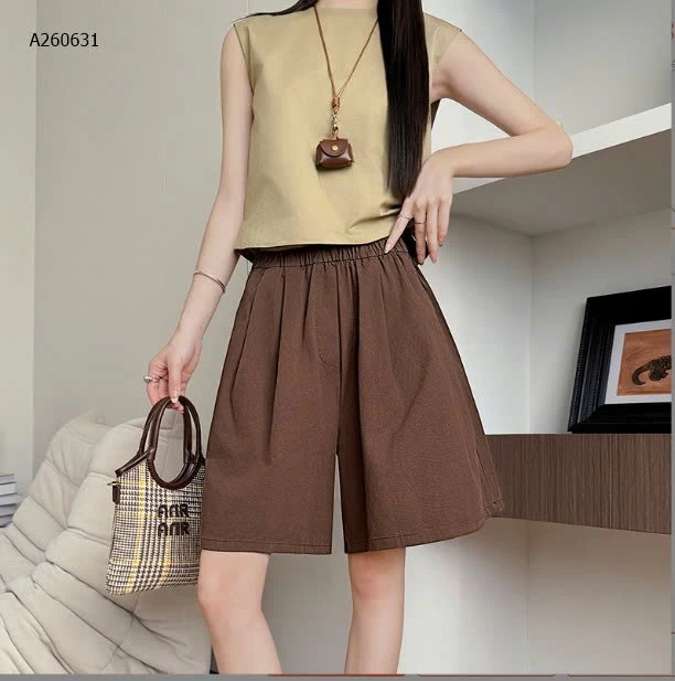 QUẦN SHORT ỐNG RỘNG NỮ - sỉ 143k