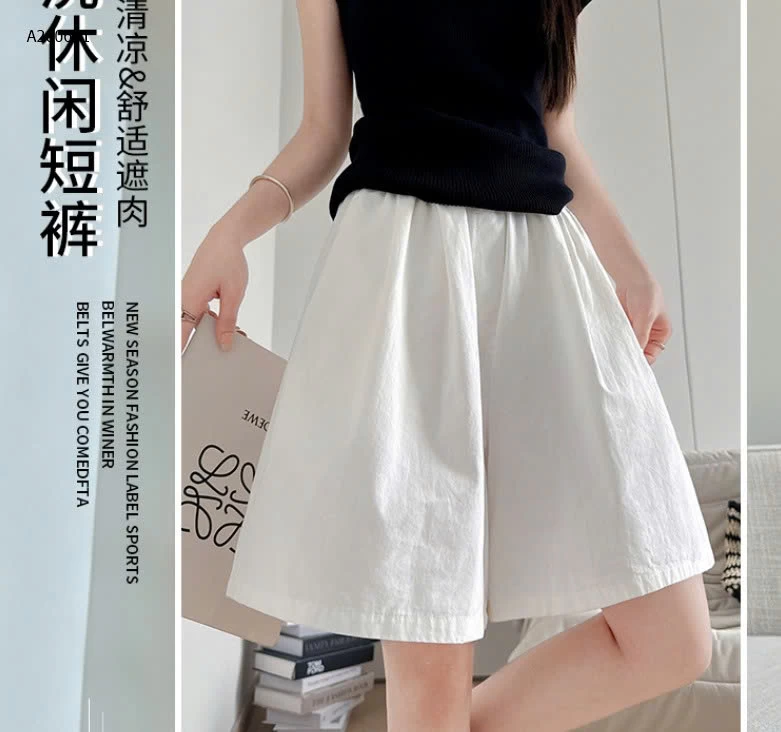 QUẦN SHORT ỐNG RỘNG NỮ - sỉ 143k
