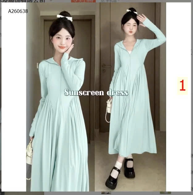 ÁO CHỐNG NẮNG UPF50+ DÁNG DÀI- sỉ 215k