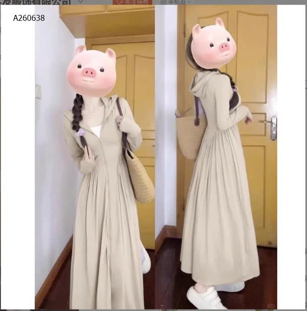 ÁO CHỐNG NẮNG UPF50+ DÁNG DÀI- sỉ 215k