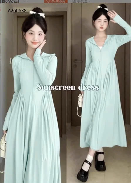 ÁO CHỐNG NẮNG UPF50+ DÁNG DÀI- sỉ 215k