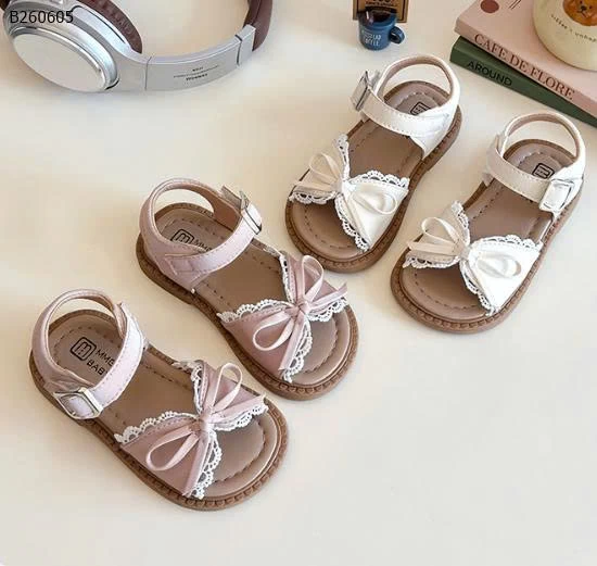 DÉP SANDAL NƠ CHO BÉ-Sỉ sz 21-25: 134k  sz 26-30: 142k 
