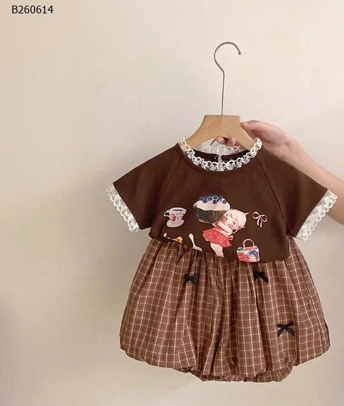 SET ÁO VIỀN REN MIX QUẦN BÍ KẺ BG-Sỉ 249K