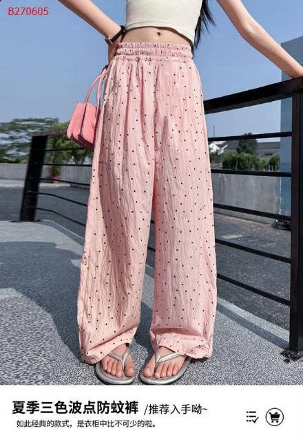 Quần dài ống đứng chấm bi mùa hè cho bé-sỉ 57k/c