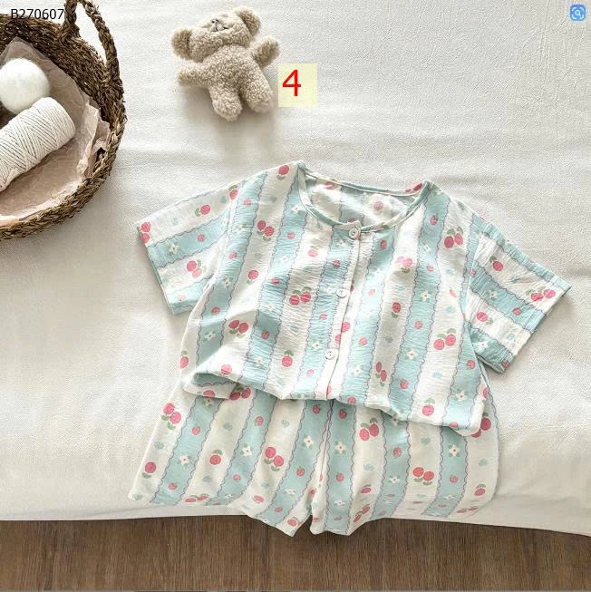  Bộ quần áo ngủ in hình cho bé -sỉ 80-110 giá 55k  sz 120-150 giá  65k
