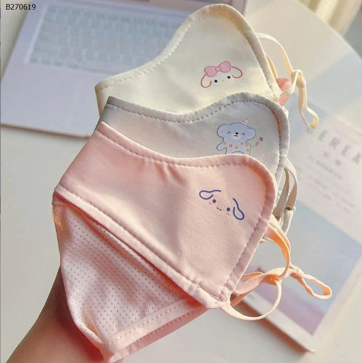 SET 4 KHẨU TRANG THÔNG HƠI CAO CẤP CHO BÉ - sỉ 86k/set 4c mix