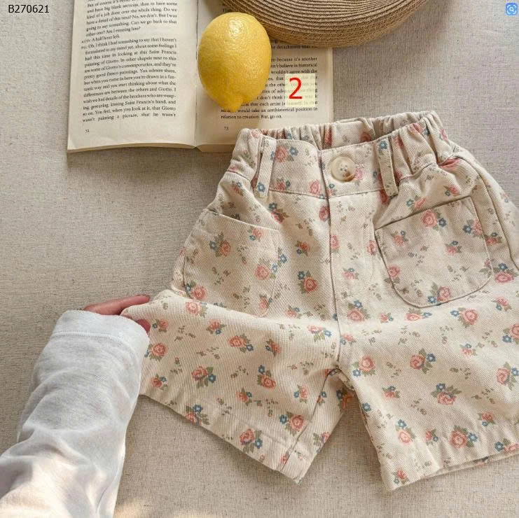 QUẦN SHORT HOA NHÍ ADBABY- sỉ 145k
