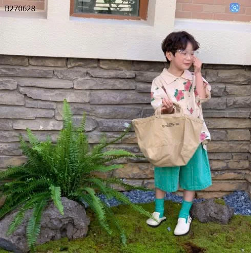 ÁO SƠ MI VÀ VÁY HOA CHO BÉ-Sỉ áo bé trai: 135k  váy bé gái : 177k 