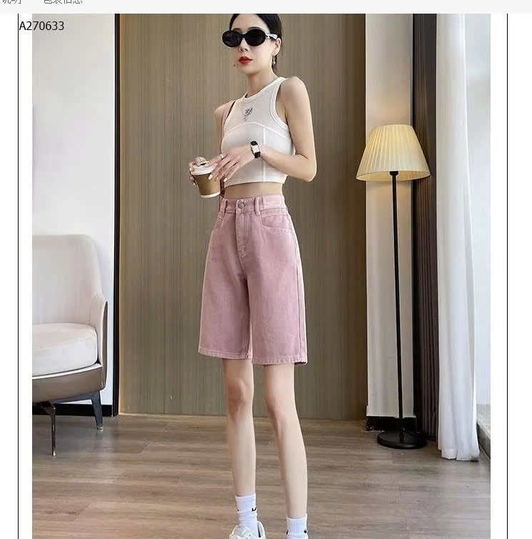 QUẦN SHORT JEAN NGỐ HỒNG  - sỉ 145k