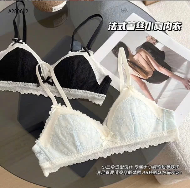 ÁO LÓT VIỀN REN ĐÍNH NƠ NỮ - sỉ 100k