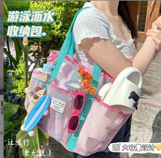 TÚI LƯỚI ĐI BIỂN CHO NỮ - sỉ 63k