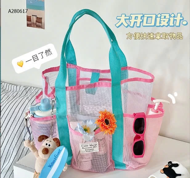 TÚI LƯỚI ĐI BIỂN CHO NỮ - sỉ 63k