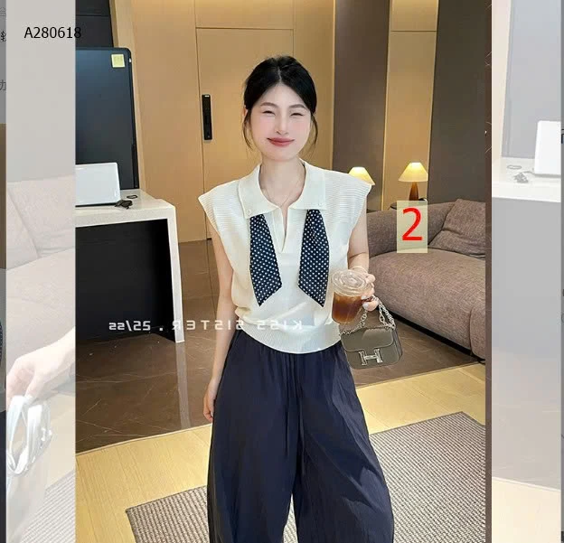 ÁO LEN DỆT KIM MỎNG CỔ POLO - sỉ 195k