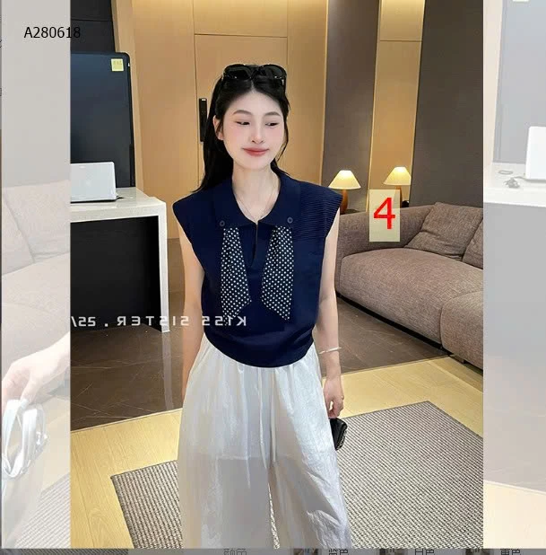 ÁO LEN DỆT KIM MỎNG CỔ POLO - sỉ 195k